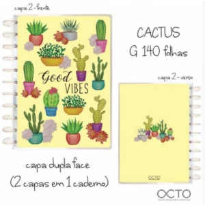 Caderno de Disco/Inteligente G140 Cactus - OCTO