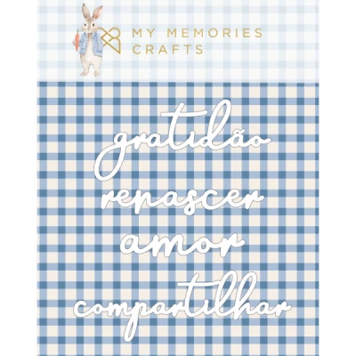 Títulos em Acrílico MMCMGR-12- My Memories Crafts - Coleção Minha Gratidão