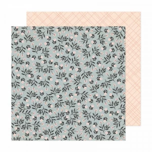 Folha para Scrapbook - Crate Paper - Coleção Fresh Bouquet - Ever After
