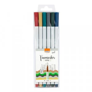 Canetinha Finemarker Vintage 6 Cores FI2004 - BRW